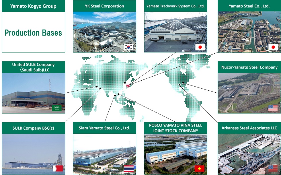 Production Bases of Yamato Kogyo Group